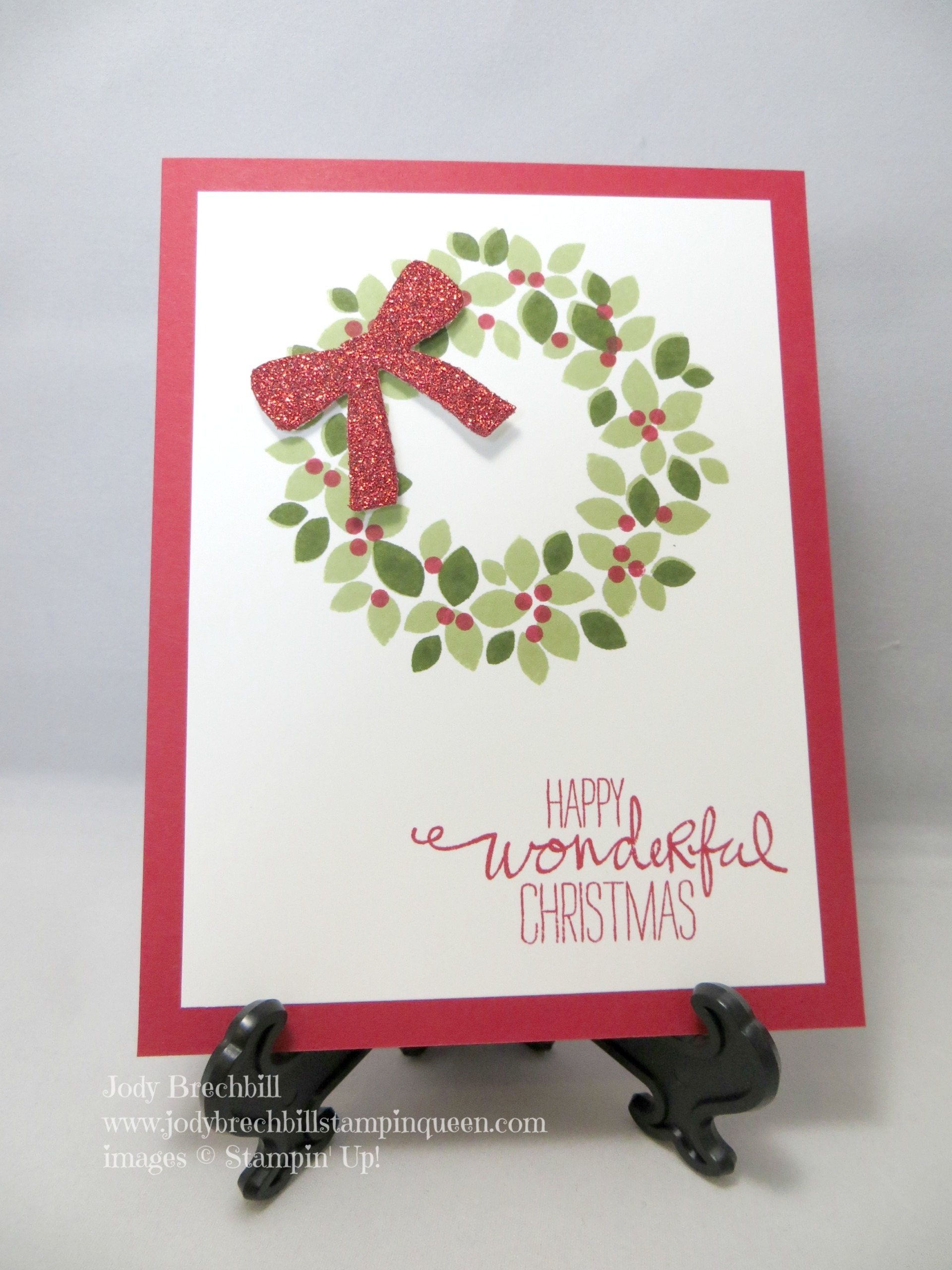 cheerful christmas | Stampin Queen