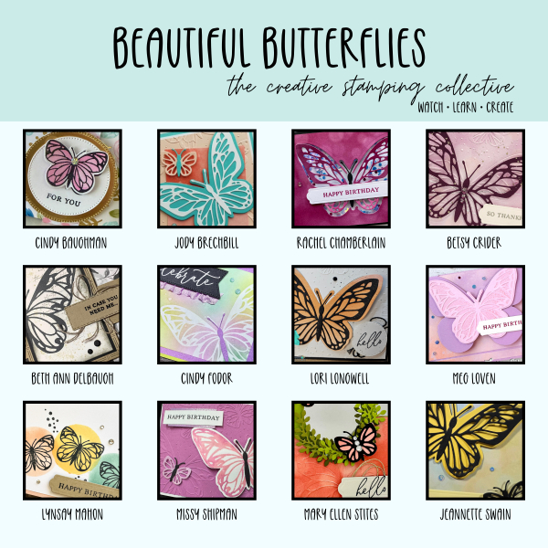 Beautiful Butterflies Stamping Tutorials – Creative Monthly Inspiration for you!
