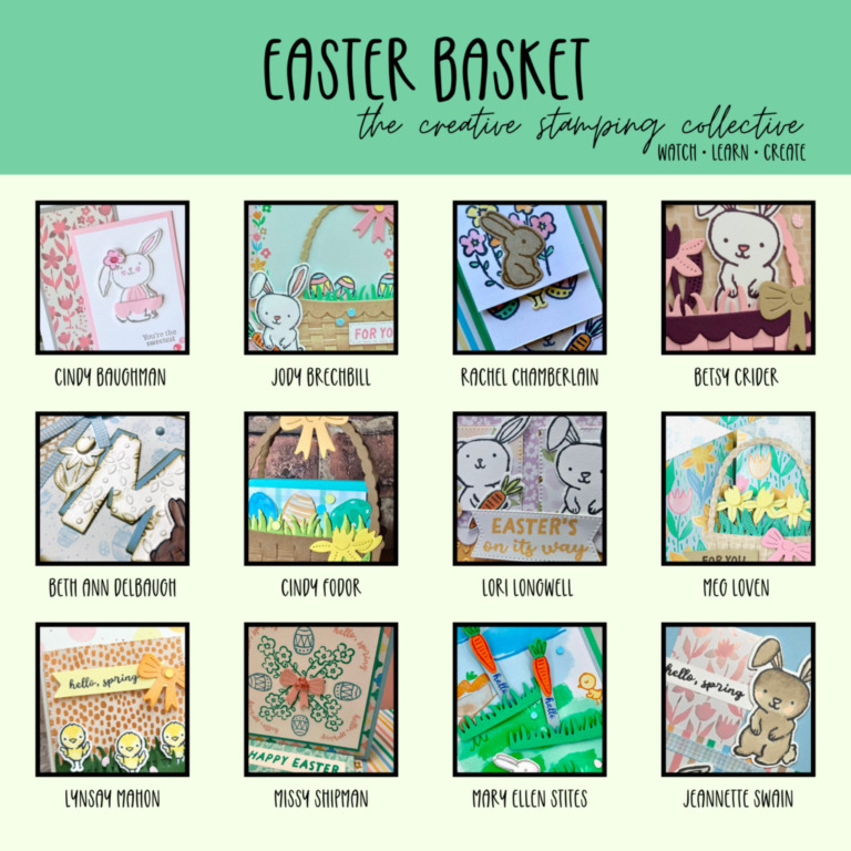 Easter Basket: February Creative Stamping Collective- Inspiration & Cardmaking Ideas