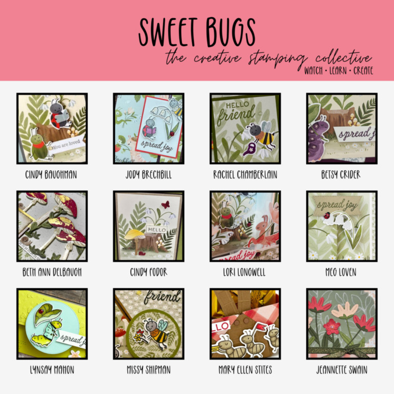 Sweet Bugs: March 2026 Creative Stamping Collective- Inspiration & Cardmaking Ideas